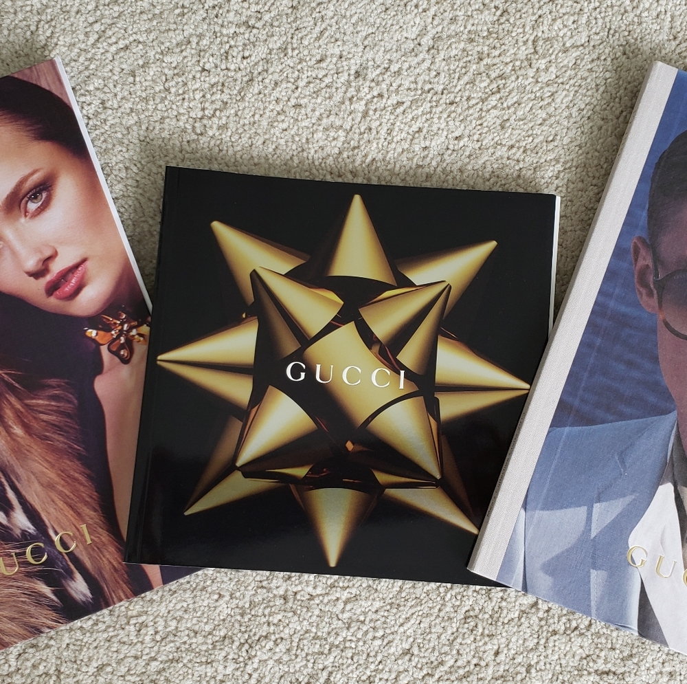Bundle of 3 Gucci Catalogs